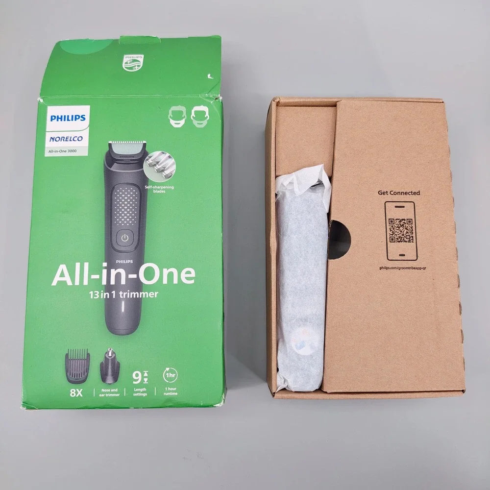Philips Norelco MG3919/50 All-in-One 3000 13-Piece Men's Trimmer Kit Black